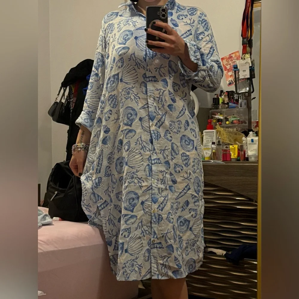 Martha Stewart Collared Dress - Picture 3 of 7